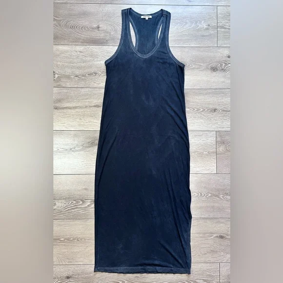 Cotton Citizen Vintage Black Racerback Midi Dress